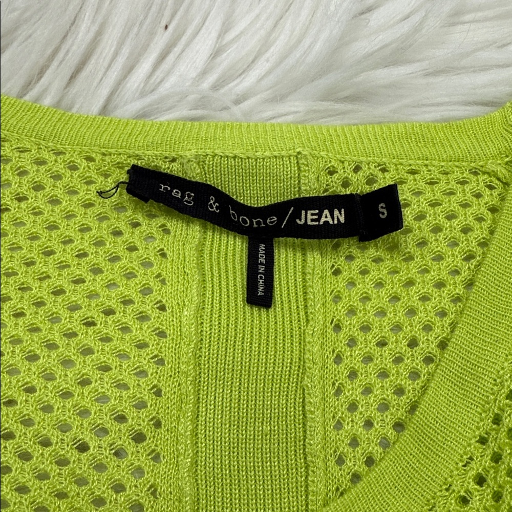 Rag & Bone Island Raglan Pullover Green - Picture 5 of 5